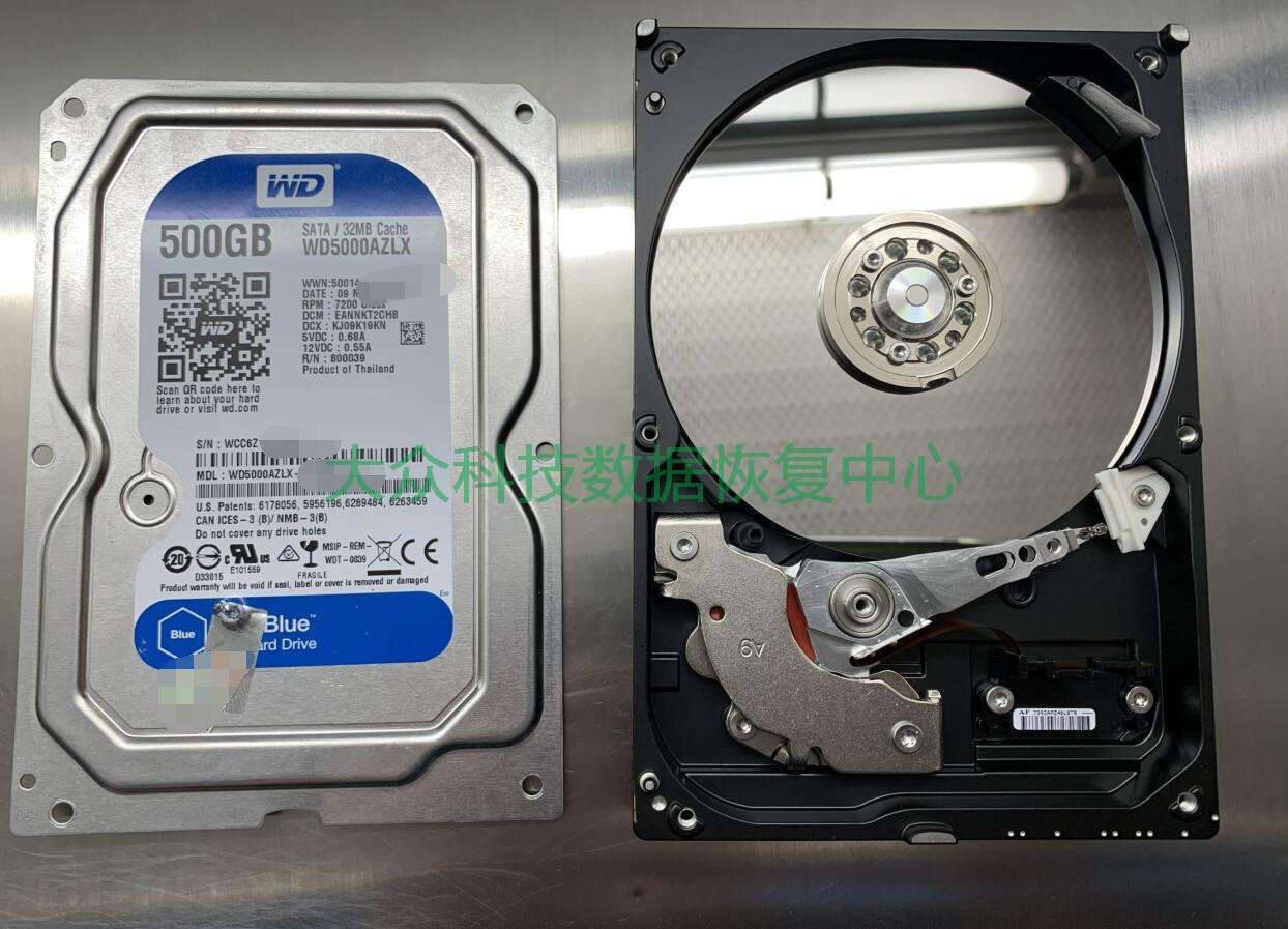 wd5000azlx wd500g硬盘数据恢复成功